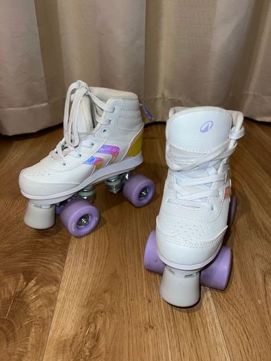 Kids Quad Roller Skates 100 - Lilac. size 13