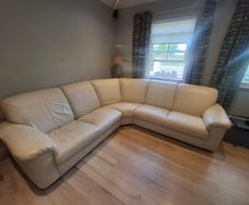 leather corner sofa