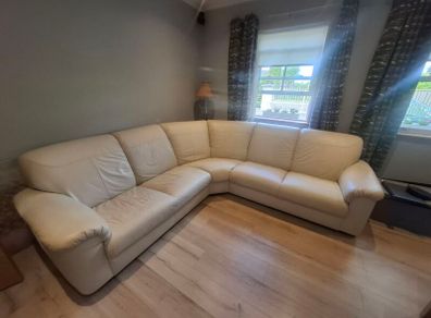 leather corner sofa