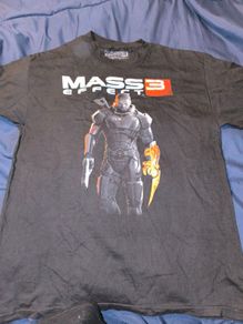 Mass effect 3 gaming t shirt size large