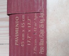 Ceramic floor tiles