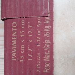 Ceramic floor tiles