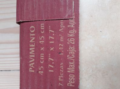 Ceramic floor tiles
