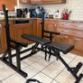 Large Gym Bundle, 100kg Metal Weights Set, 250kg Rated Heavy Sqaut Rack, Weight Bench, Aerobic Step And More!!! Image 7