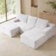 Softy Compressed Modular Sofa c/w Chaise & Ottoman