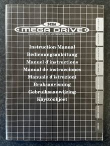 Vintage 1992 Sega Megadrive Instruction Booklet USED
