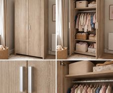 Tutti Bambini Modena Oak Wardrobe