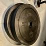 Pair of HAMPTON 50kg Olympic weight plates , brand new. Image 4