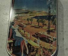 Tin box from Nice, France