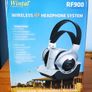 TV Wireless Headphones "Wintal Rf-900" / Rechargeable Batteries Dock For Tv/Radio/Mp3 (new, unopened) Image 7