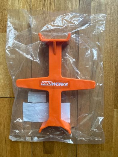 Motocross trailer support plastic bracket