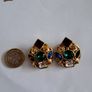 Vintage colorful clip earrings Image 4