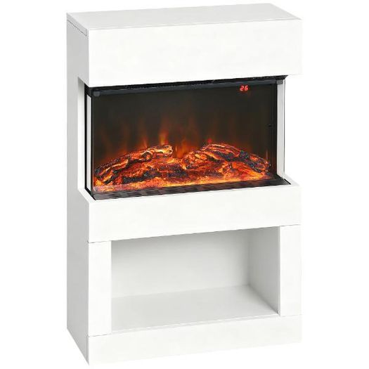 Electric Fireplace with Mantel