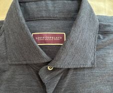 Louis Copeland navy jersey shirt