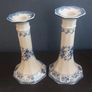Lovely Pair of Tall Vintage Powell Craft Candlesticks in Excellent Condition, in the Very Popular but Discontinued Pattern, The Cuddra Collection, Rare Items Image 3