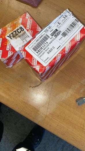 Genuine Toyota land cruiser brake pads