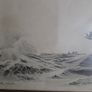 Original Picture in Pencil Signed Irish Artist Tom Roche Image 2
