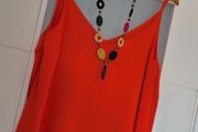 GEORGE burnt orange cami Sz 18 UK