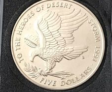 Marshall Islands 1991 Five Dollars Heroes of Desert Storm
