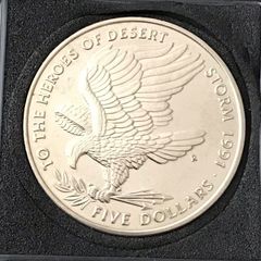 Marshall Islands 1991 Five Dollars Heroes of Desert Storm