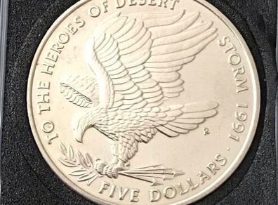 Marshall Islands 1991 Five Dollars Heroes of Desert Storm