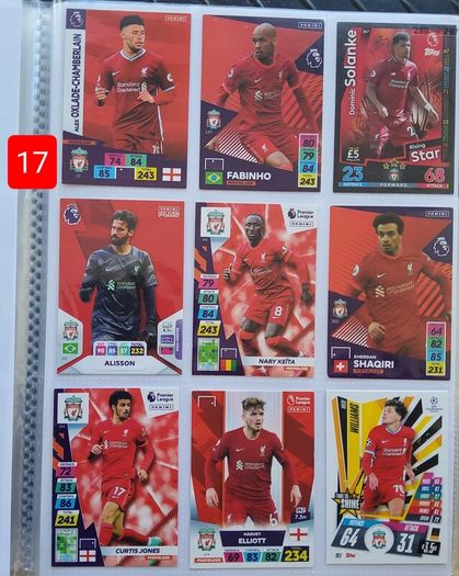 Liverpool Football Cards (116 Players)