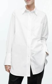 Arket oversized poplin shirt