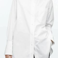 Arket oversized poplin shirt