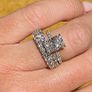 Diamond Eternity Ring/ Wedding ring / Diamond Image 5