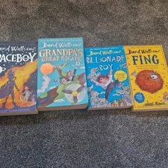 David Walliams books; Space boy, Grandpa's great escape, Fing and Billionaire Boy
