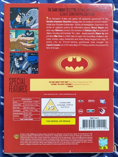 BATMAN: Animated Series DVD Boxsets