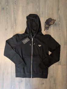 Prada zip up hoodie