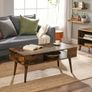New Rustic Brown Coffee Table - FREE P&P Image 2