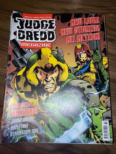 Judge dredd magazine 90s 00s mixed lot