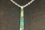 Handmade Custom Jewellery - Abalone Shell Pendant.