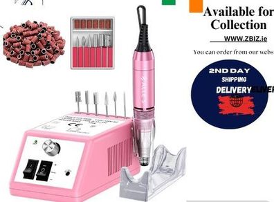 Professional Electric Nail Drill 30000 RPM Efile Bufferwith Nail Drill Bits Set
