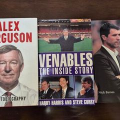 Five sports books, There's only one red army, Great GAA rivalries, Alex Ferguson, Venables the inside story, Boss Cat
