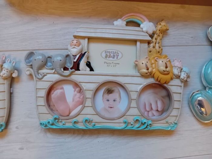 baby picture frames mix lot