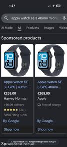 Apple Watch SE 3 40mm midnight blue used once