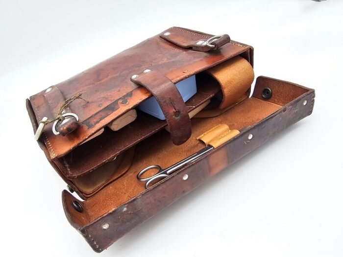 Vintage Swiss Army Medic Bag with Original contents 1991 issued Rare Collectable