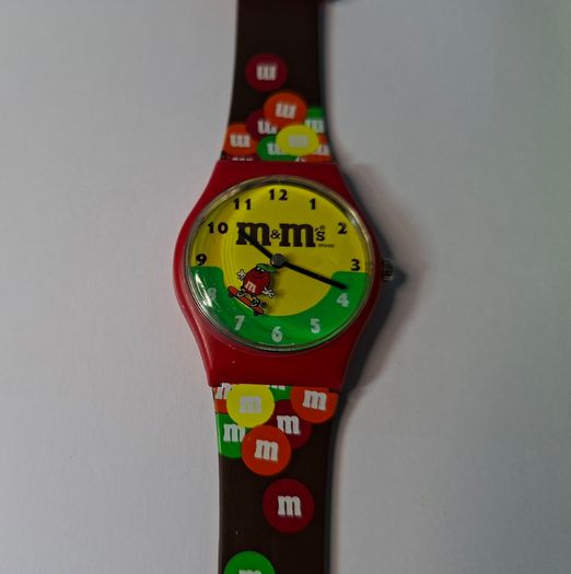 Vintage M&M Brand Collectors Watch New Old Stock