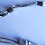 Vintage Sterling Silver 925 Blue Topaz Bracelet length 7,7" - 8,6g Image 8