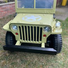 24v green army jeep