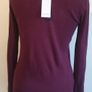 Vero Moda Women's Cardigan Long Sleeves Wine New With Tags Size S Image 3
