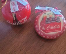 Coca-Cola Christmas bobbles