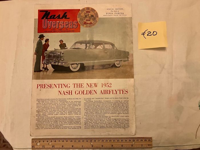 American car brochures. 1950s, 1960s and 1980s