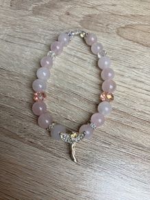 Handmade Rose Quartz Bracelet