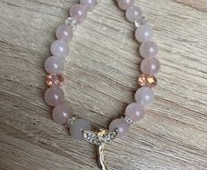 Handmade Rose Quartz Bracelet