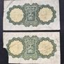 Lot of 1972 and 1974 Lady Lavery 1 pound banknote's Image 2