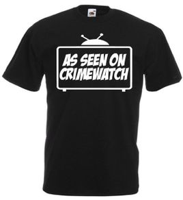 As Seen On Crimewatch T-Shirt tee top shirt